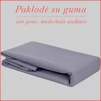 Paklodė su guma 100/140/160/180/200x200+20cm. - 180x200+20cm.