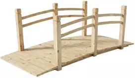 Relaxdays Eglės medienos sodo tiltelis