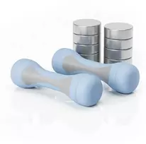 Relaxdays Reguliuojami hanteliai, 2 vnt. komplektas