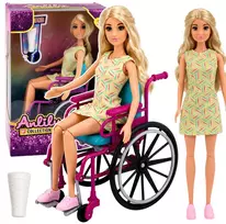 Lean Toys Lėlė su vežimėliu 30 cm