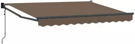Pavėsinė Taupe 4 × 3 m Poliesteris ir Metalas