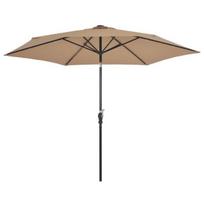 Lauko skėtis vidaXL, 300 cm, rudas