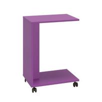 Šoninis staliukas Shp-108-Uu-1, 45x35x65 cm, violetinis