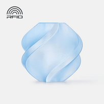 Bambu Lab PETG Translucent Light Blue 3D Plastikas Bambulab Filament with spool 1.75mm 1kg
