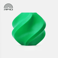 Bambu Lab PETG HF Green 3D Plastikas Bambulab Filament with spool 1.75mm 1kg