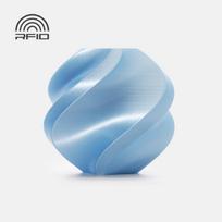 Bambu Lab PLA Silk+ Baby Blue 3D Plastikas Bambulab Filament with spool 1.75mm 1kg