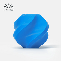 Bambu Lab PLA Basic Cyan 3D Plastikas Bambulab Filament with spool 1.75mm 1kg