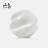 Bambu Lab PLA Silk+ White 3D Plastikas Bambulab Filament with spool 1.75mm 1kg