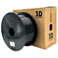 PETG Black 3 kg 3D Plastikas Professional LAB 1.75mm 3kg