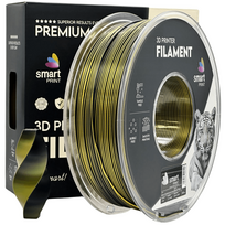 Silk PLA Dual Color black gold 3D Plastikas Smart Print 1.75mm 1kg