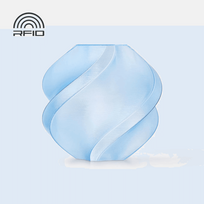 Bambu Lab PETG Translucent Light Blue 3D Plastikas Bambulab Filament 1.75mm 1kg