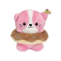 Minkštas pliušinis žaislas — „donuto“ formos 23 cm