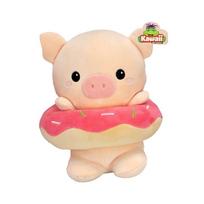 Minkštas pliušinis žaislas — „donuto“ formos 23 cm