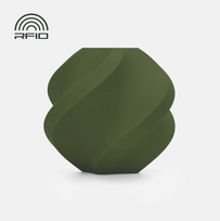 Bambu Lab PLA Matte Dark Green 3D Plastikas Bambulab Filament 1.75mm 1kg