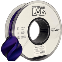 Silk PLA Tri Color Blue Purple Black 3D Plastikas Professional LAB 1.75mm 1kg