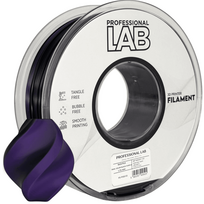 Silk PLA Dual Color Black Purple 3D Plastikas Professional LAB 1.75mm 1kg