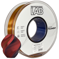 Silk PLA Tri Color Red Yellow Blue 3D Plastikas Professional LAB 1.75mm 1kg