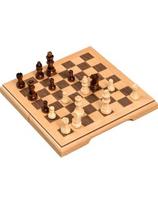 Kelioniniai šachmatai Philos mediniai, magnetiniai 17x8.5cm