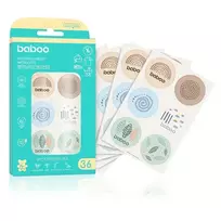 BABOO NaturalShield lipdukai nuo uodų, 36 vnt