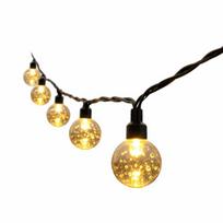 Šilto balso saulės burbulinis girliandos apšvietimas, LED, 200 vnt., 12M/472inch-100LED