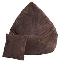 Sėdmaišis su pagalve Sako Mega Lincoln L, 80x105 cm, rudas