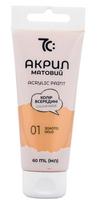 Akriliniai dažai 7C, 60 ml, aukso sp.