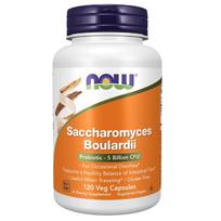 Now Foods Saccharomyces boulardii 5 mlrd. CFU – 120 veganiškų kapsulių