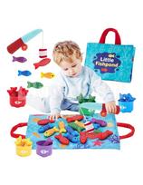 Edukacinis skaičiavimo rinkinys WOOPIE „Little Fisherman“, 6+ mėn., 22 vnt.