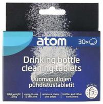 Gertuvių, butelių valymo tabletės Atom 30 vnt.