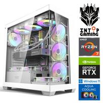 Kompiuteris INTOP AQUA Ryzen 7 7700X 64GB DDR5 1TB SSD M.2 NVME RTX5060Ti 8GB WIN11