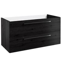 Spintelė po praustuvu Kame Gama, BU/10-3DR/1-PO, 100 cm, push to open, Juodas ąžuolas