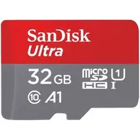 Atminties kortelė SANDISK 32GB microSDHC+SD adapteris