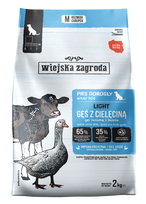 Wiejska Zagroda sausas šunų ėdalas „Light“ – žąsiena su veršiena (suaugusiems šunims) 2 kg