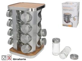 Prieskoninių rinkinys Kitchen&GO, skaidri sp., 17 cmx17 cm