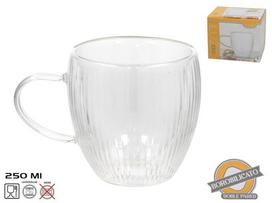 Dvigubo stiklo puodelis Kitchen&GO, skaidri sp., 0.25 l