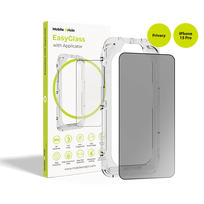 Mobile Origin EasyGlass Privacy su aplikatoriumi iPhone 15 Pro