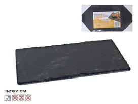 Serviravimo padėklas Kitchen&GO, 32 cm x 1 cm, 17 cm, Juoda sp.
