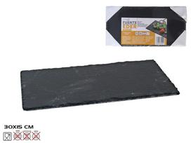 Serviravimo padėklas Kitchen&GO, 30 cm x 1 cm, 15 cm, Juoda sp.