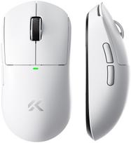Belaidė žaidimų pelė Mchose A5 V3 Ultra MC-A5V3-2, 2.4 ghz / bluetooth / usb, balta sp.