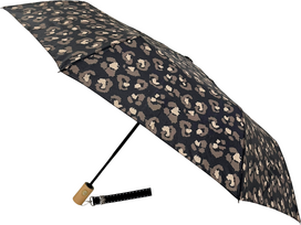 Smati Skėtis automatinis Leopard, juodas