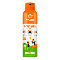 Repelentas nuo uodų, erkių ir mašalų šeimai VACO, 100 ml