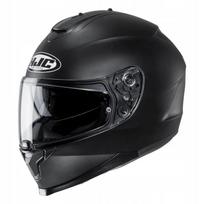 HJC C70N SOLID SEMI FLAT BLACK uždaro tipo motociklininko šalmas