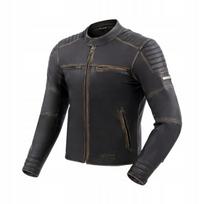 Odinė motociklininko striukė Rebelhorn Hunter II Vintage Brown