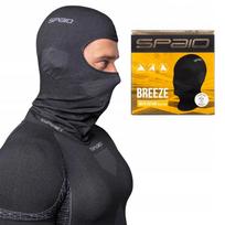 Termoaktyvinė motociklininko kaukė SPAIO Breeze juoda pilka L/XL