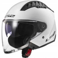 Atviras motociklininko šalmas LS2 OF600 COPTER II GLOSS WHITE - 06