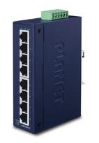 PLANET ISW-801T tinklo komutatorius Ne-valdomas L2 Fast Ethernet (10/100) Mėlyna