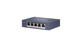 Hikvision DS-3E0505HP-E tinklo komutatorius Ne-valdomas Gigabit Ethernet (10/100/1000) Maitinimas per Eternetą (PoE) Mėlyna