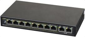PULSAR S108 tinklo komutatorius Fast Ethernet (10/100) Maitinimas per Eternetą (PoE) Juoda