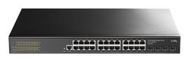 Cudy GS2024S2 tinklo komutatorius Valdomas L2/L3 Gigabit Ethernet (10/100/1000) 1U Juoda