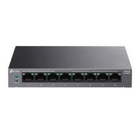 TP-Link LiteWave LS108GP tinklo komutatorius Ne-valdomas Gigabit Ethernet (10/100/1000) Maitinimas per Eternetą (PoE) Juoda